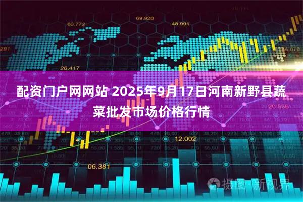 配资门户网网站 2025年9月17日河南新野县蔬菜批发市场价格行情